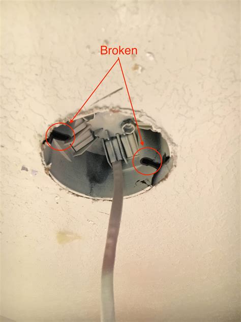 how to remove a light fixture junction box|electrical junction box replacement.